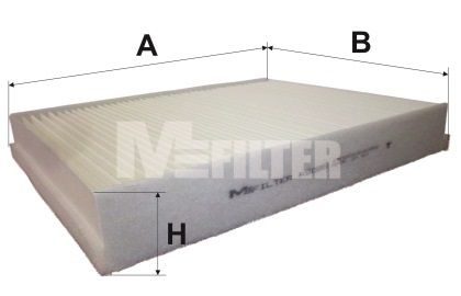 Фільтр салону MFILTER K9095 - zapix