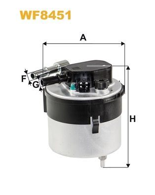 Паливний фільтр WIX FILTERS WF8451
