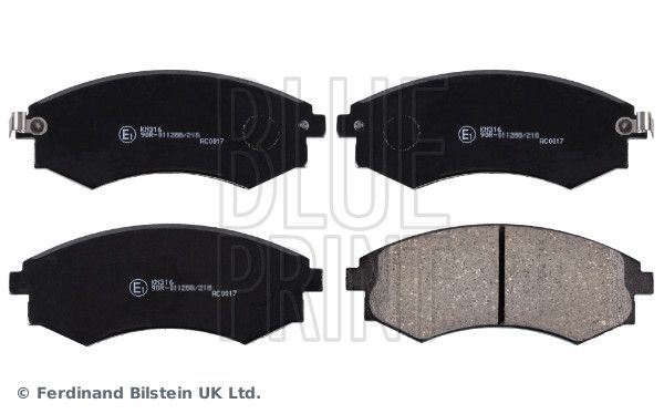 Тормозные колодки дисковые BLUE PRINT ADG04233