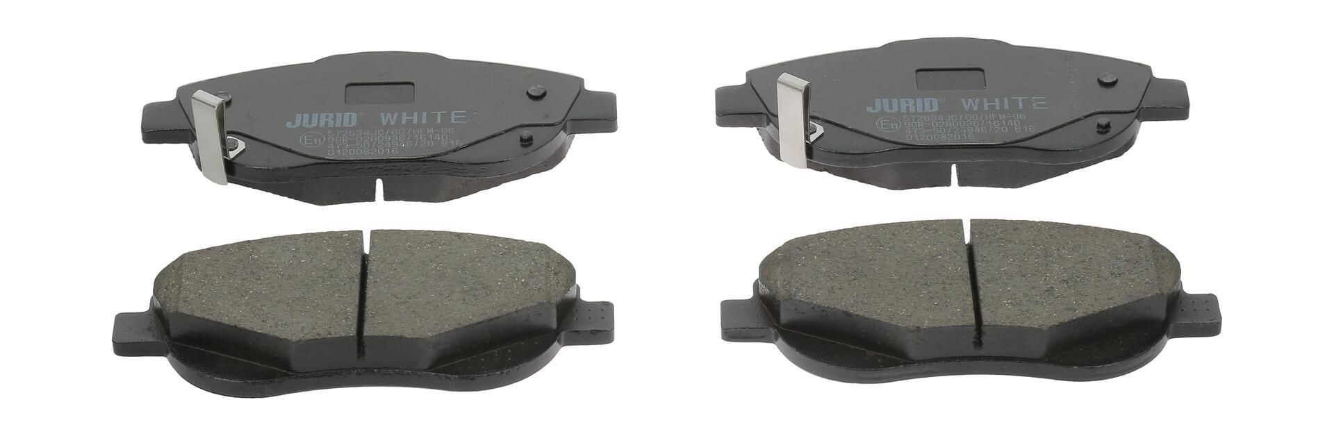 Гальмівні колодки дискові JURID 572634JC - zapix