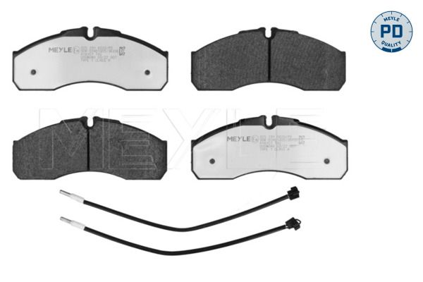 Гальмівні колодки дискові MEYLE 0252916020PD - zapix