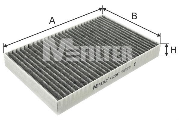 Фільтр салону MFILTER K9238C - zapix