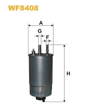 Паливний фільтр WIX FILTERS WF8408