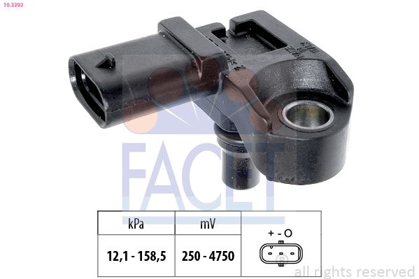 Датчик тиску наддува FACET 103393 - zapix