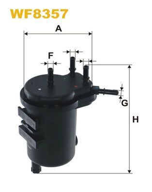 Топливный фильтр WIX FILTERS WF8357