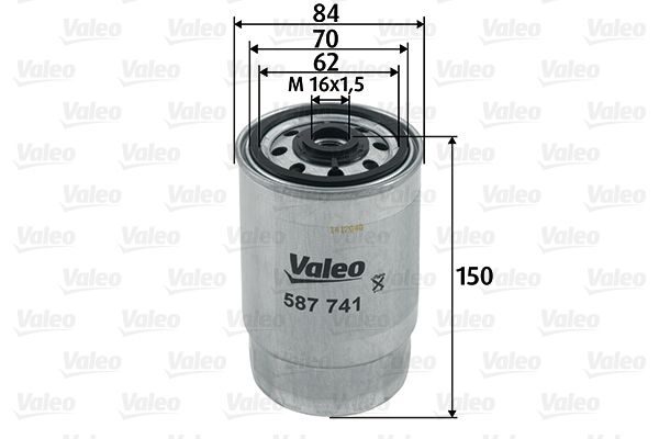 Паливний фільтр VALEO 587741 - zapix