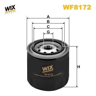 Паливний фільтр WIX FILTERS WF8172