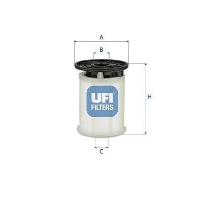 Паливний фільтр UFI 26H2O06 - zapix
