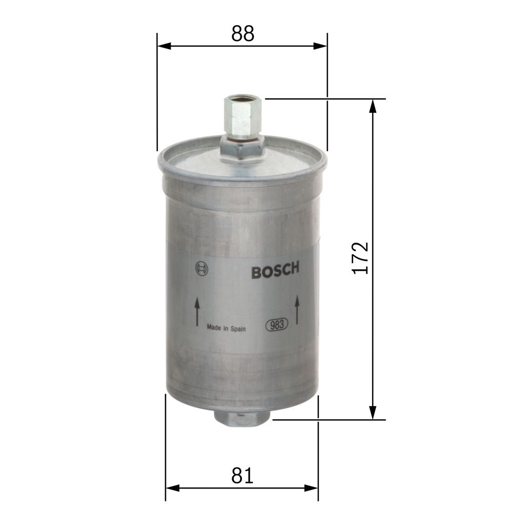 Паливний фільтр BOSCH 0450905091 - zapix