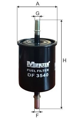 Паливний фільтр MFILTER DF3540 - zapix
