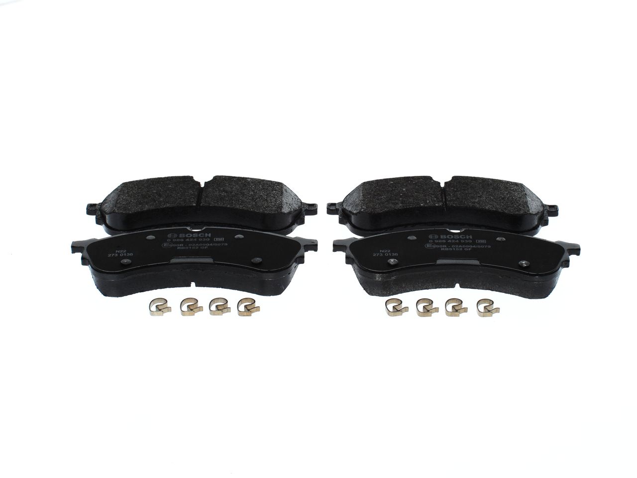 Гальмівні колодки дискові BOSCH 0986424930 - zapix