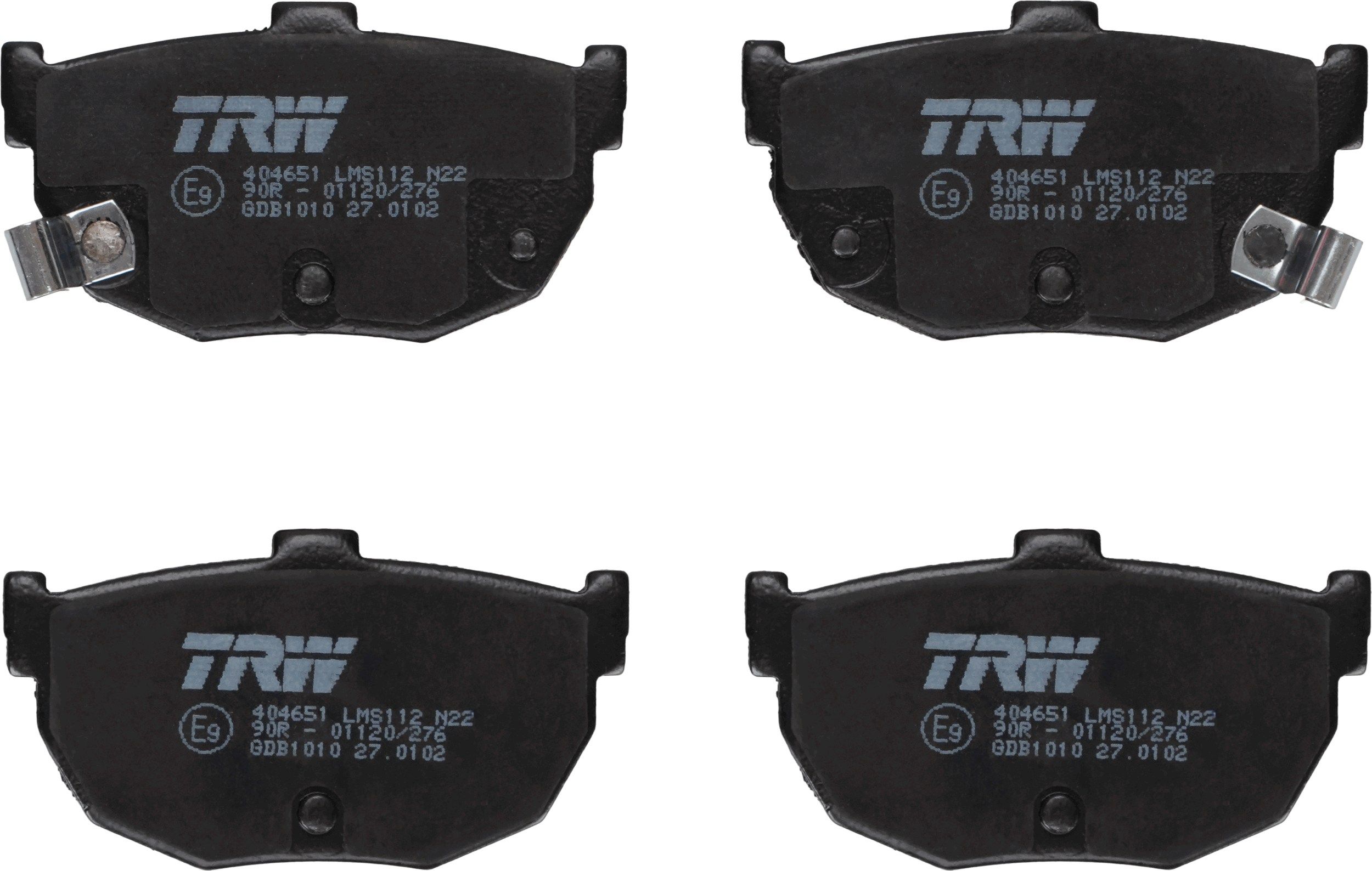 Гальмівні колодки дискові TRW GDB1010 - zapix