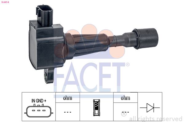 Котушка запалювання FACET 96414 - zapix