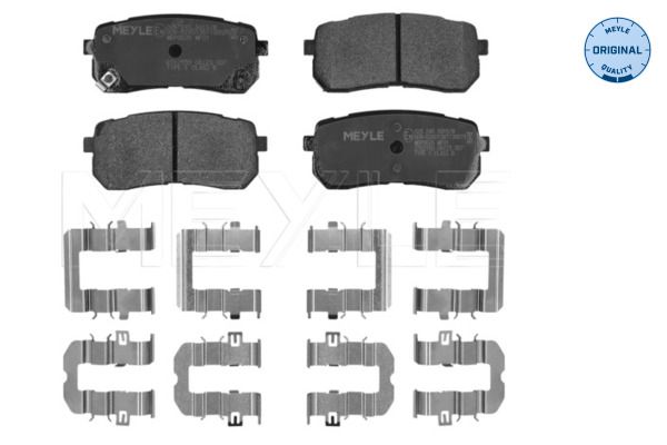 Гальмівні колодки дискові MEYLE 0252455915W - zapix