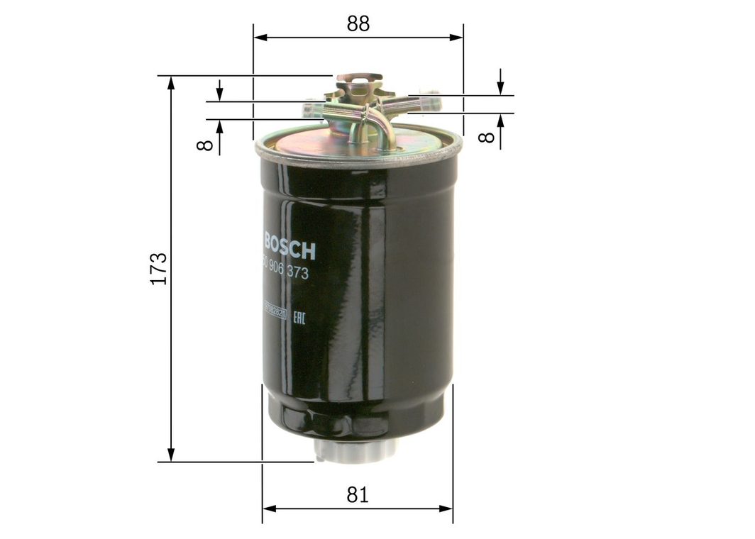 Паливний фільтр BOSCH 0450906373 - zapix