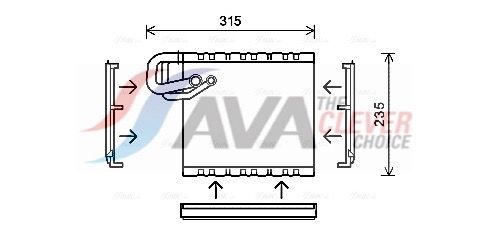 Випарник кондиціонера AVA QUALITY COOLING MSV550 - zapix