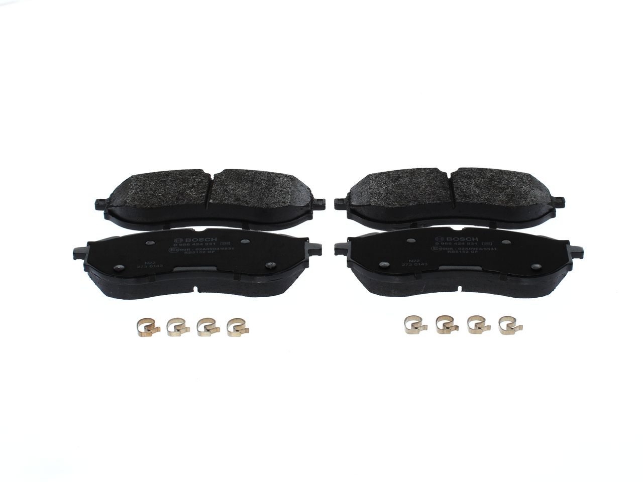 Гальмівні колодки дискові BOSCH 0986424931 - zapix