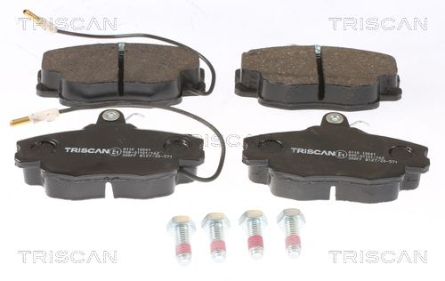 Гальмівні колодки дискові TRISCAN 811010041 - zapix