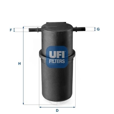 Паливний фільтр UFI 2414400 - zapix
