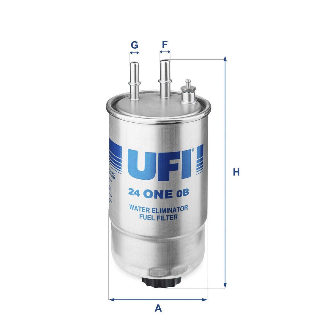 Паливний фільтр UFI 24ONE0B - zapix