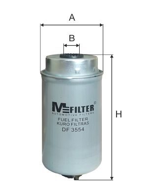 Паливний фільтр MFILTER DF3554 - zapix