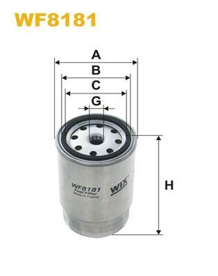 Паливний фільтр WIX FILTERS WF8181 - zapix