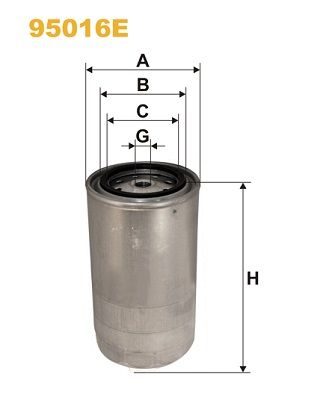 Топливный фильтр WIX FILTERS 95016E