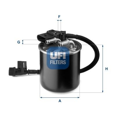 Паливний фільтр UFI 2414900 - zapix