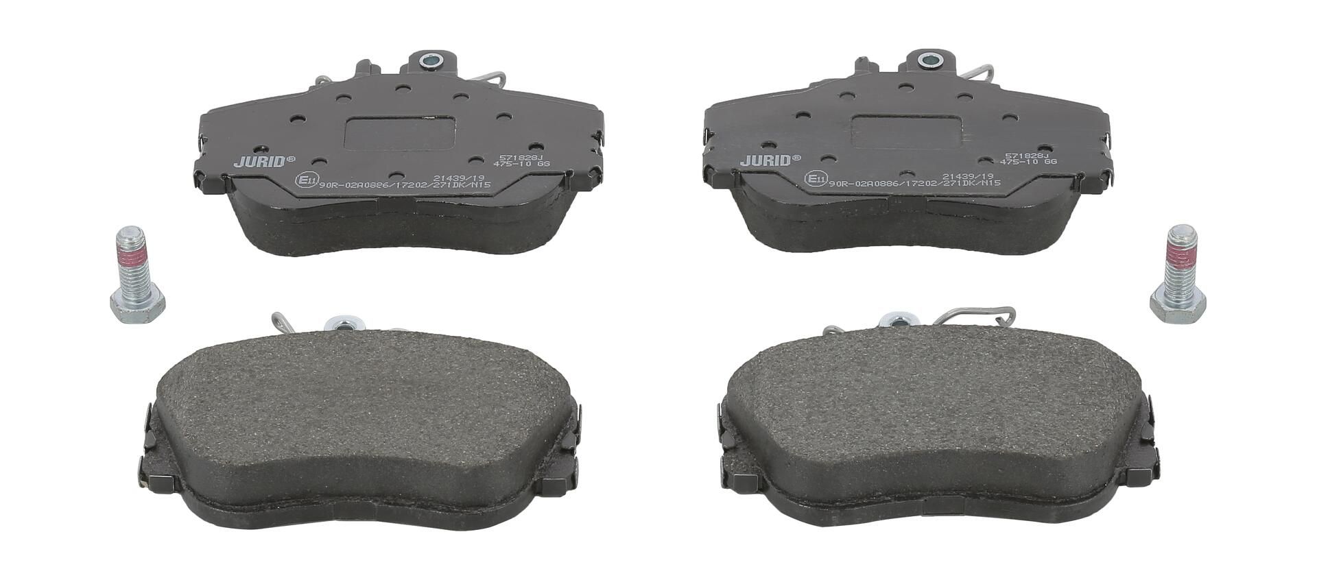 Гальмівні колодки дискові JURID 571828J - zapix