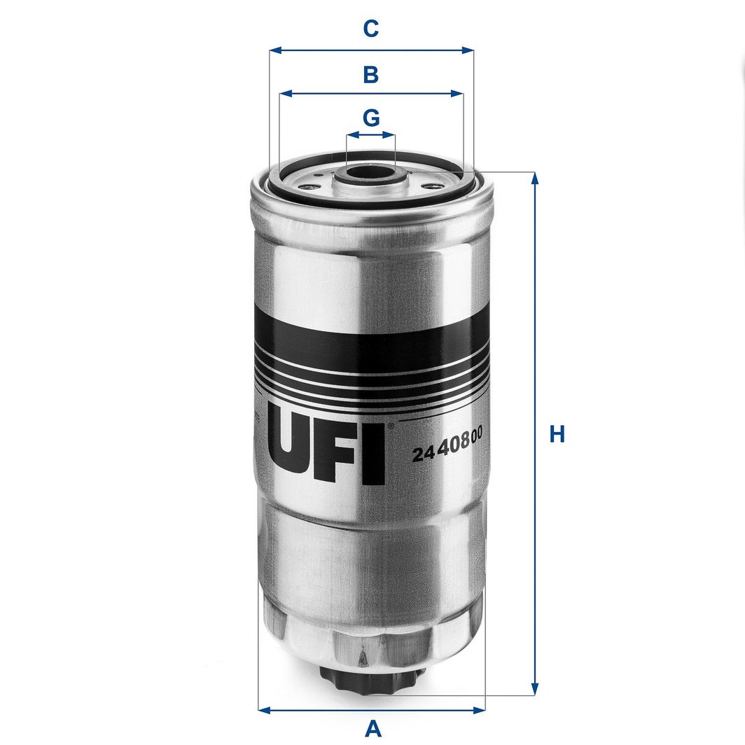 Паливний фільтр UFI 2440800 - zapix