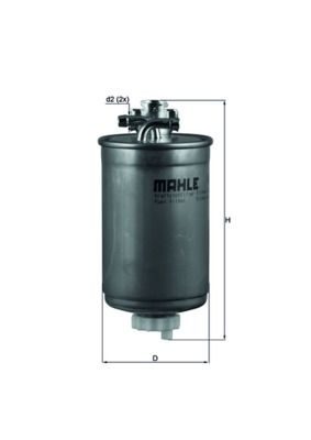 Паливний фільтр MAHLE KL180 - zapix