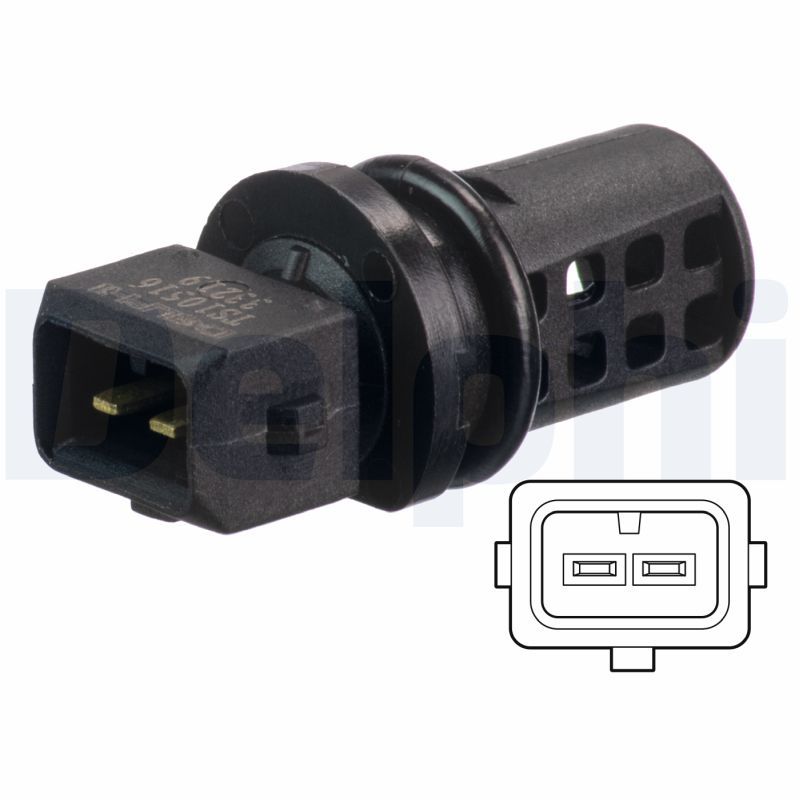 Датчик температури впускного повітря DELPHI TS10516 - zapix