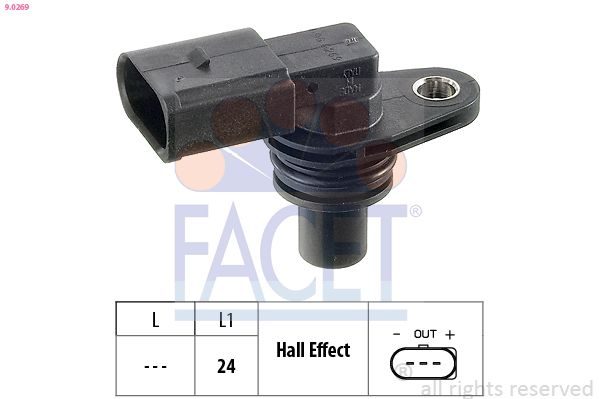 Датчик положення розподільного вала FACET 90269 - zapix