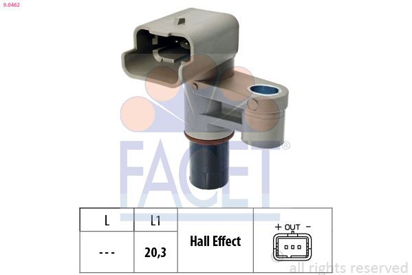 Датчик положення розподільного вала FACET 90462 - zapix