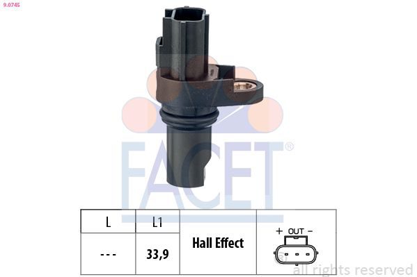 Датчик положення розподільного вала FACET 90745 - zapix