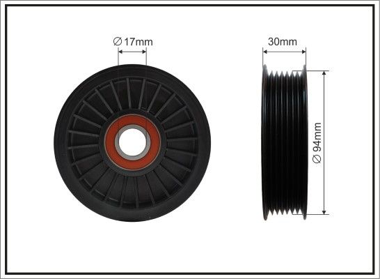 Ролик натяжний ременя приводного CAFFARO 500087 - zapix