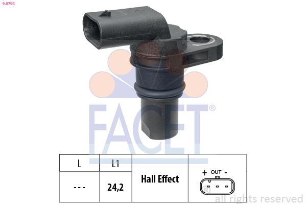 Датчик положення розподільного вала FACET 90793 - zapix