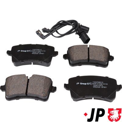 Гальмівні колодки дискові JP GROUP 1163708510 - zapix