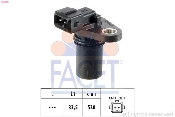 Датчик положення розподільного вала FACET 90189 - zapix