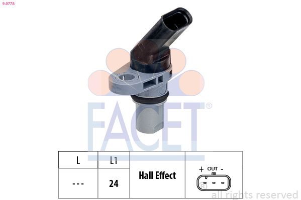 Датчик положення розподільного вала FACET 90778 - zapix