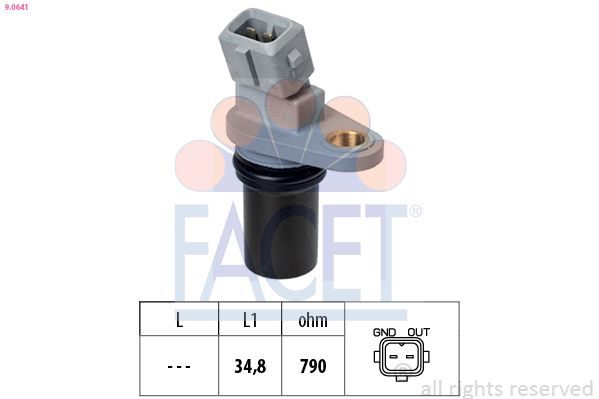 Датчик положення розподільного вала FACET 90641 - zapix