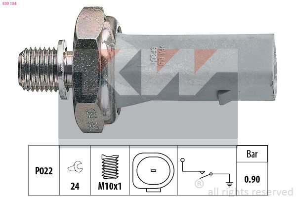 Датчик тиску оливи KW 500134 - zapix