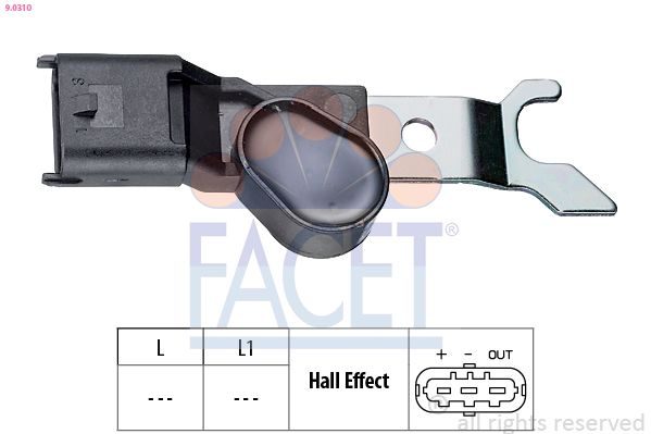Датчик положення розподільного вала FACET 90310 - zapix
