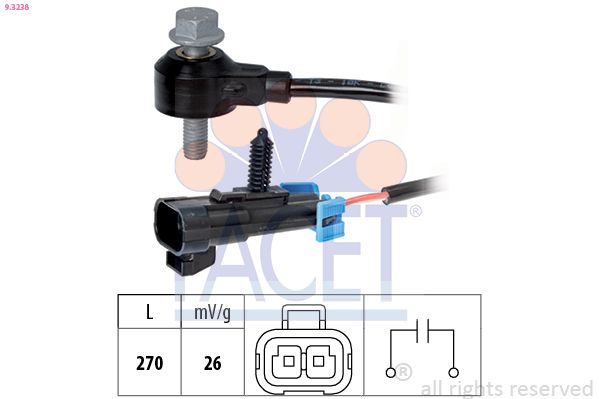 Датчик детонації FACET 93238 - zapix