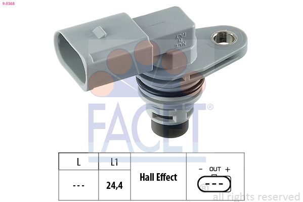 Датчик положення розподільного вала FACET 90368 - zapix