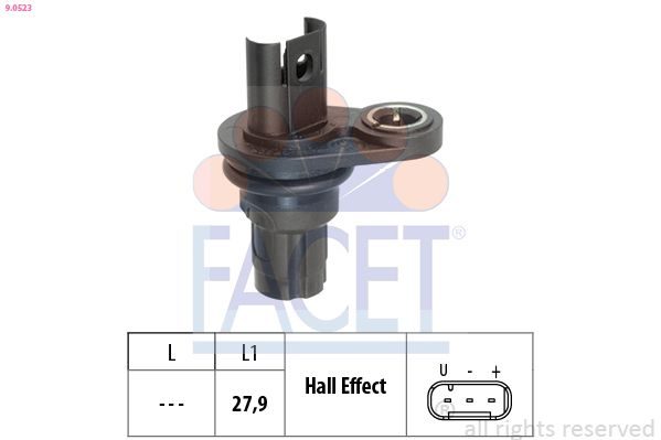 Датчик положення розподільного вала FACET 90523 - zapix