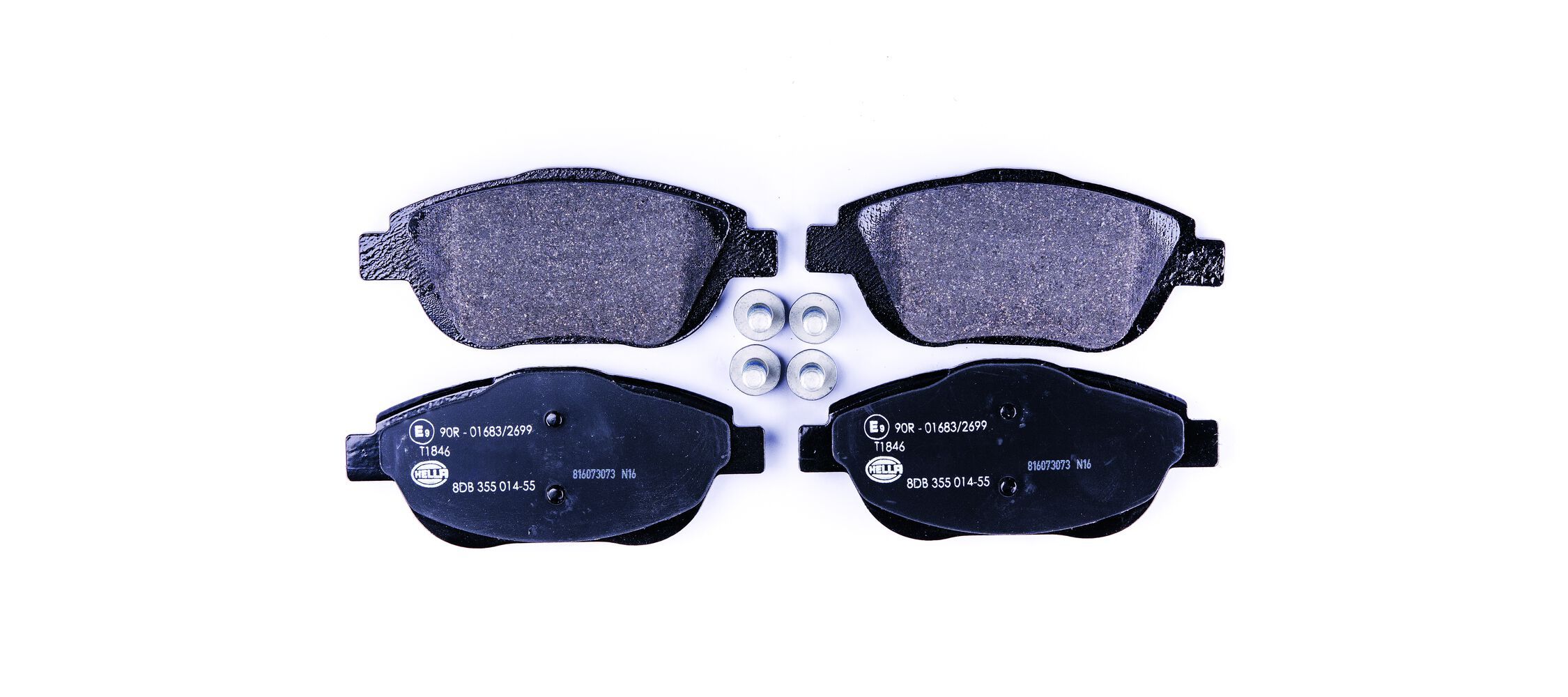 Гальмівні колодки дискові HELLA 8DB355014551 - zapix