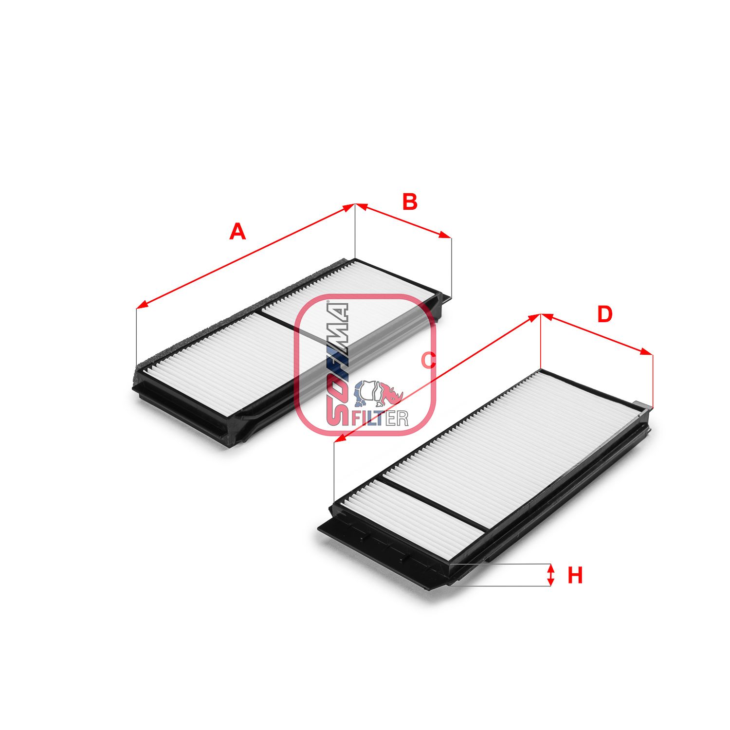 Фільтр салону SOFIMA S3120C - zapix