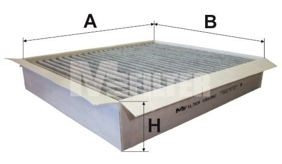 Фільтр салону MFILTER K9105C - zapix