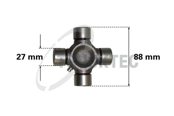 Еластична муфта карданного валу TRUCKTEC AUTOMOTIVE 0234044 - zapix